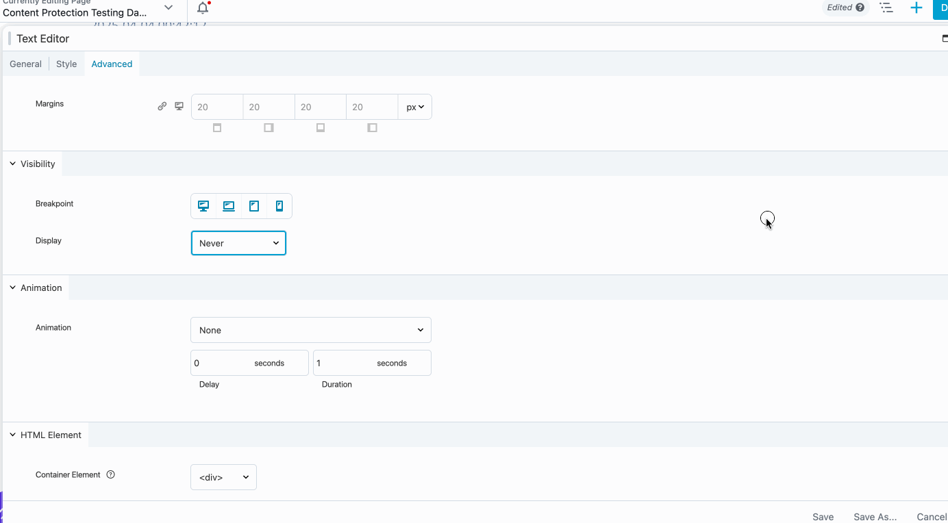 BeaverBuilder Conditional Logic
